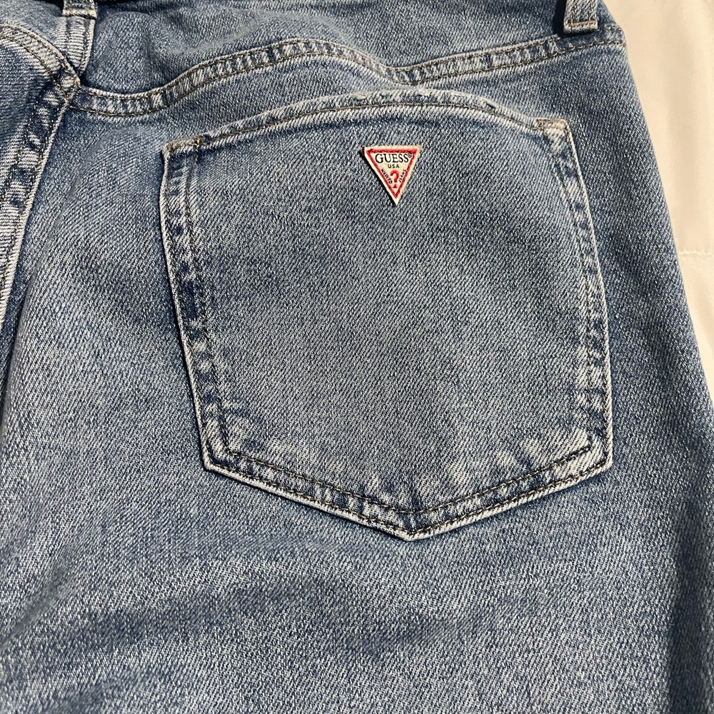 Guess Light Blue Straight Leg Jeans